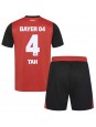 Bayer Leverkusen Jonathan Tah #4 Kotipaita Lasten 2024-25 Lyhythihainen (+ shortsit)